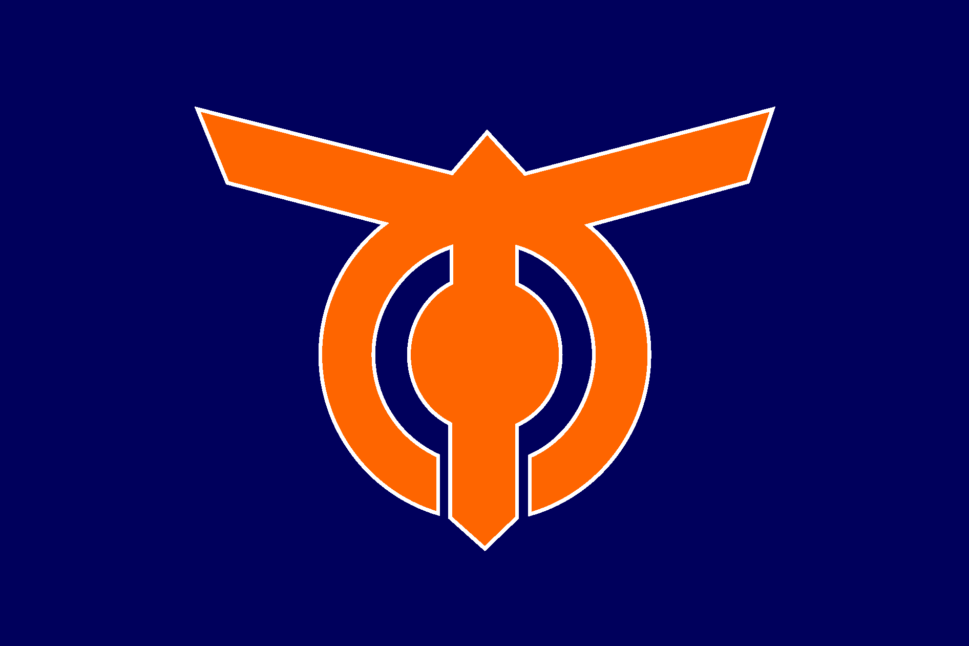 Flag Of Motobu, Okinawa Logo Vector Logo